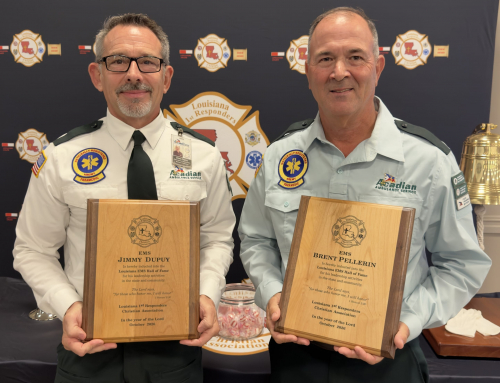 Two Acadian Ambulance medics inducted into Louisiana First Responders Christian Association’s Hall of Fame