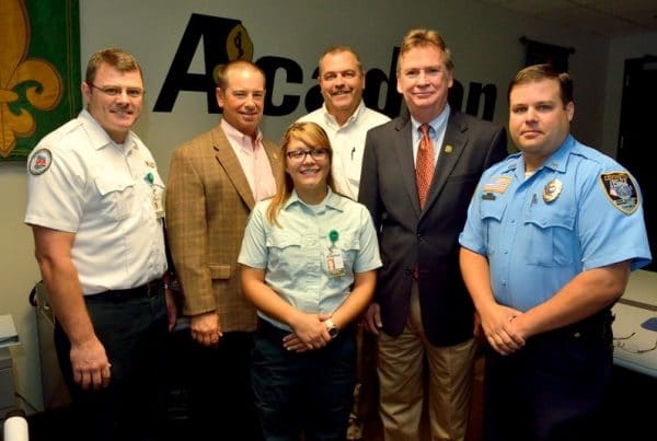 Acadian Ambulance dispatcher recognized for heroic lifesaving efforts