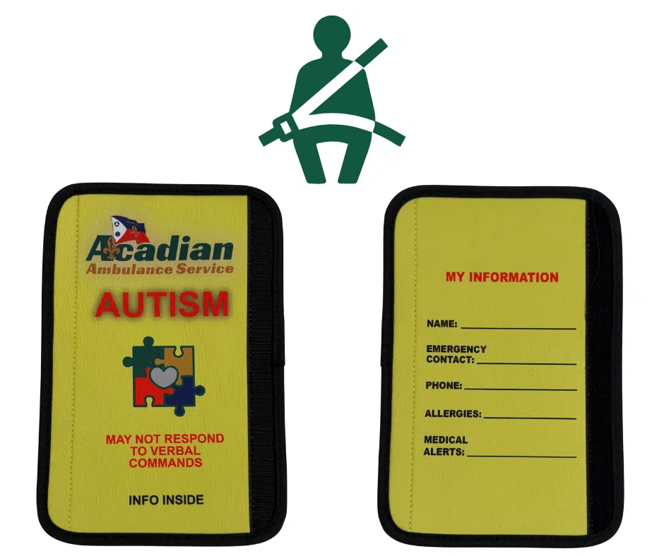 Autism seatbelt cover