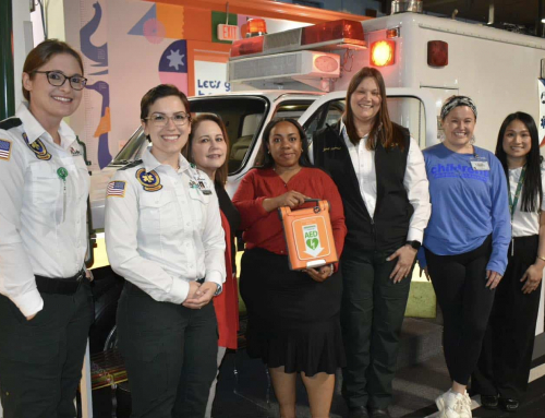 Acadian Ambulance Donates AED to Children’s Museum of Acadiana During  American Heart Month