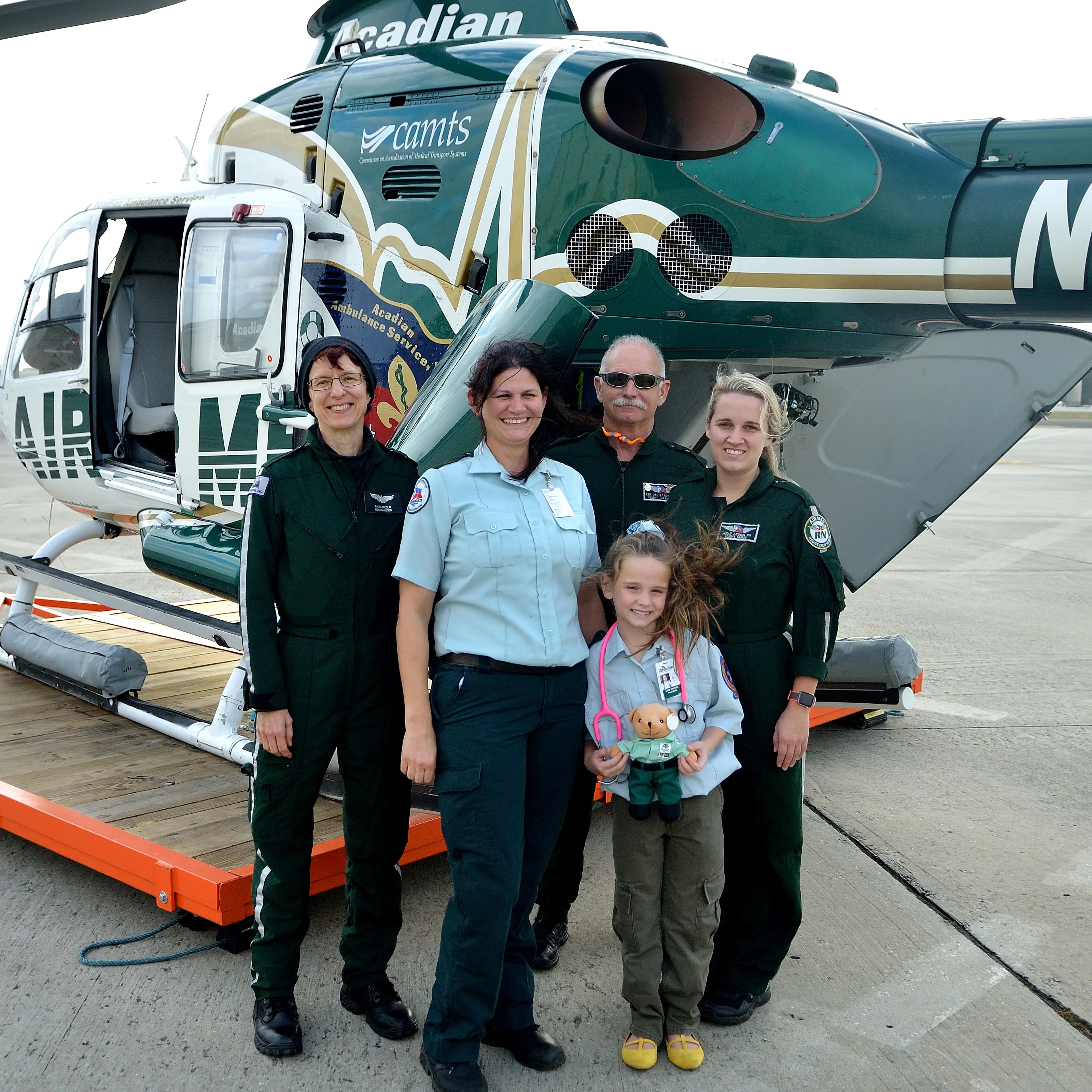 Girl's Christmas wish to be a medic comes true