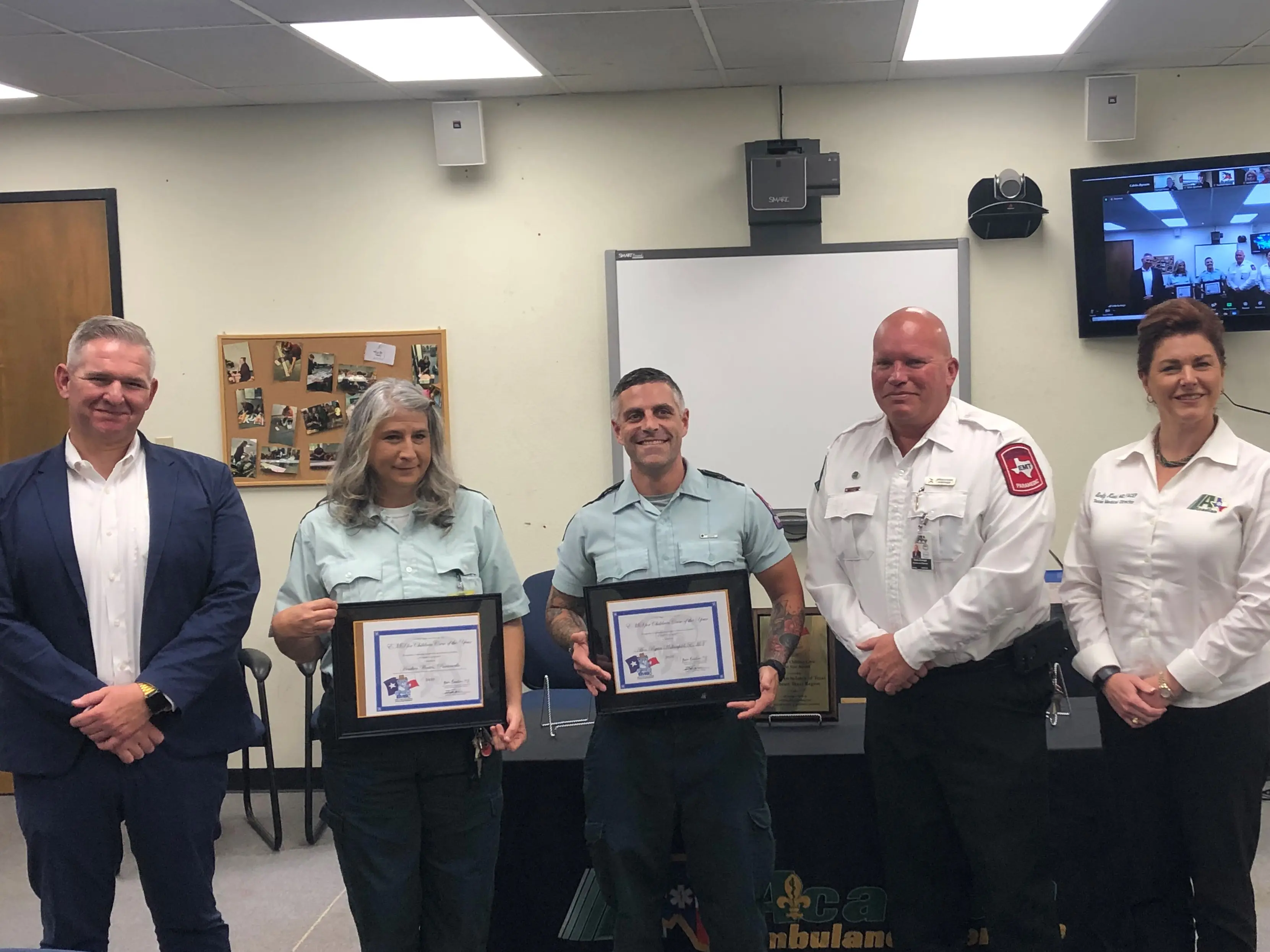 Port Arthur medics receive Texas EMSC Crew of the Year award