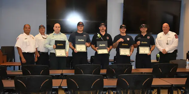 Acadian recognizes Port Neches firefighters for outstanding assistance
