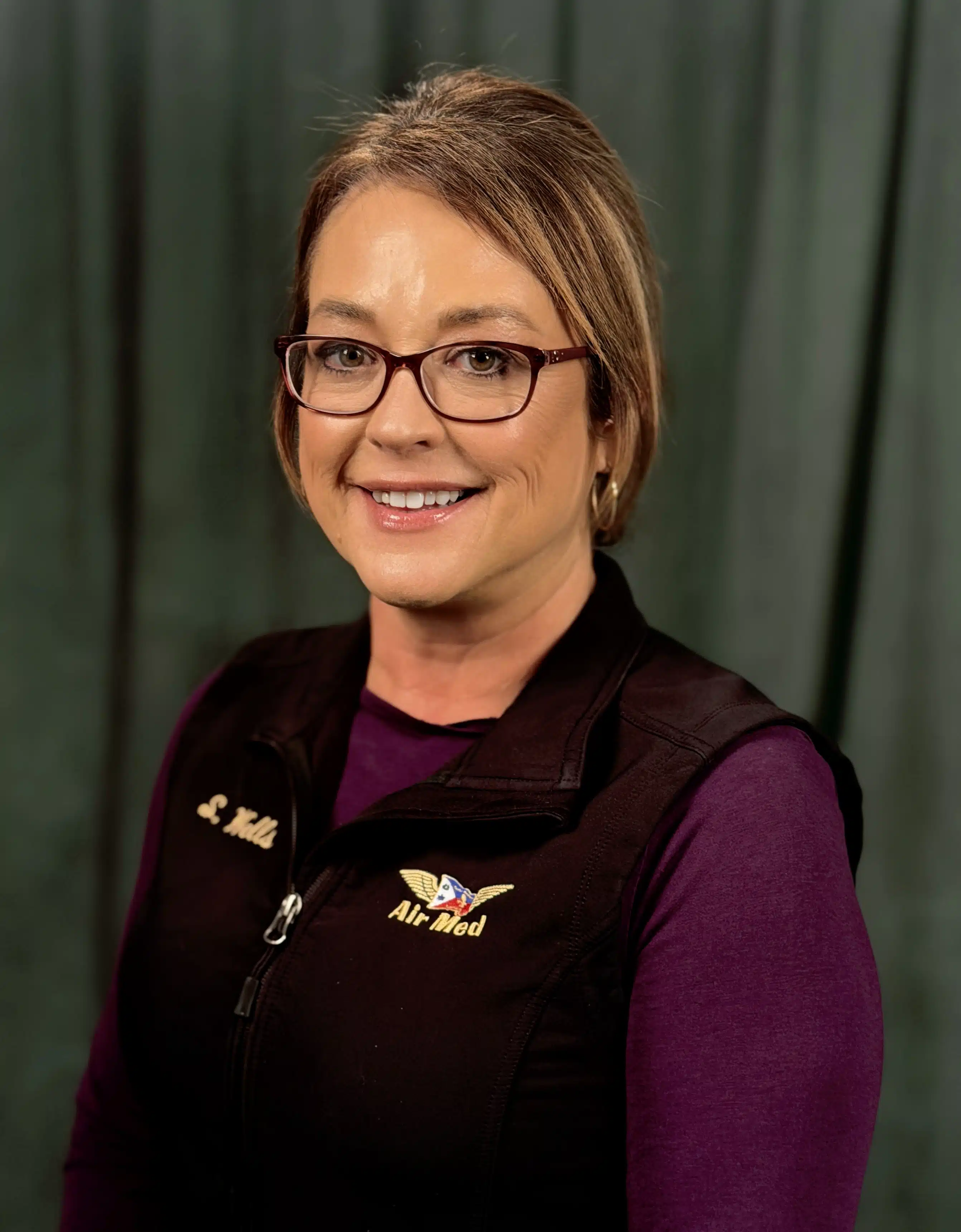 Sherri Wells A professional headshot of Acadian Air Med Director Sherri Wells