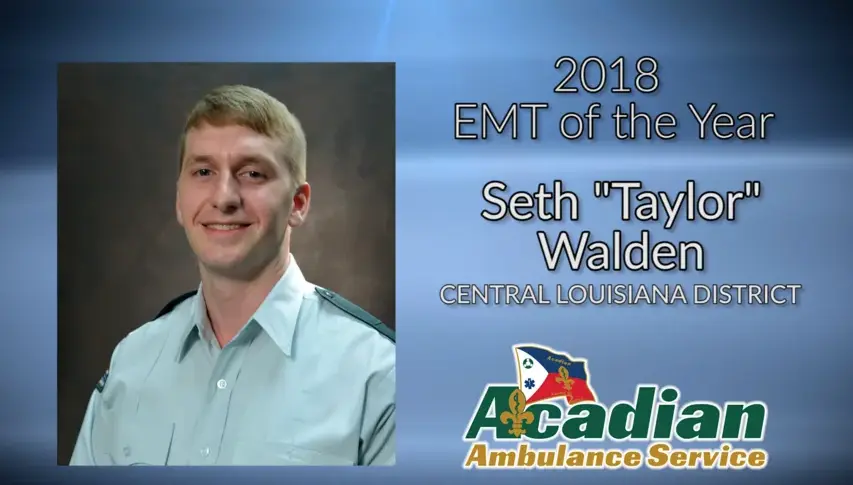 2018 EMT of the Year Taylor Walden